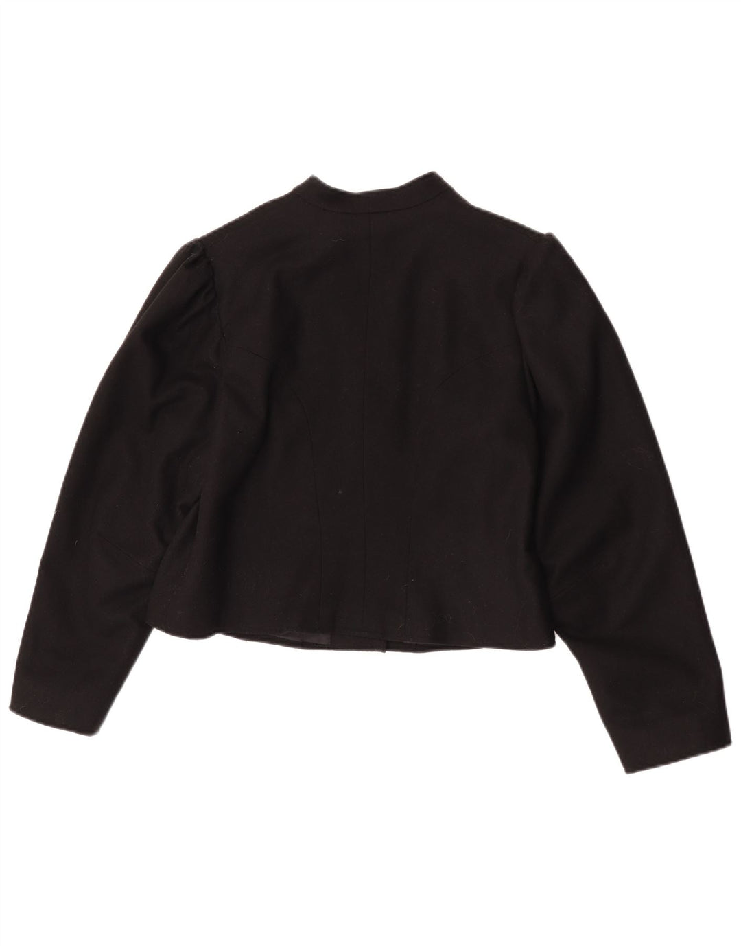 Veste Boléro Femme Vintage UK 14 Moyen Noir