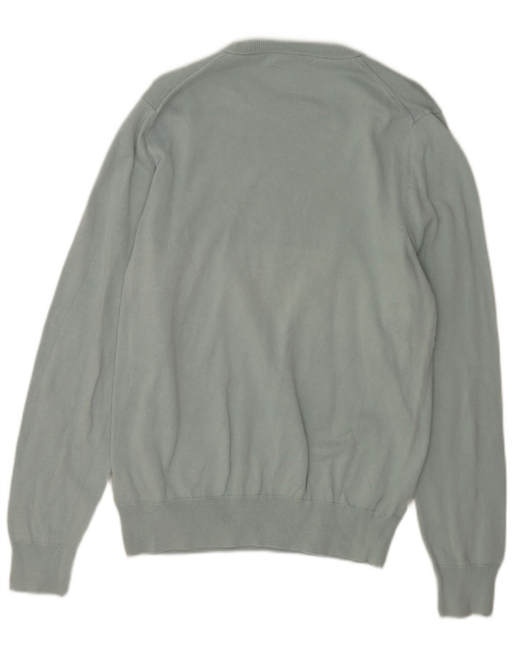 Marks & Spencer Pull Col Rond Homme Bleu Moyen Coton