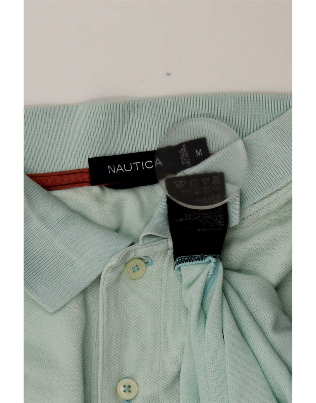 Nautica Polo Homme Vert Moyen Coton