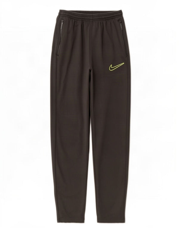 Pantalon de survêtement Nike Dri Fit pour femme UK 14 Large Gris Polyester