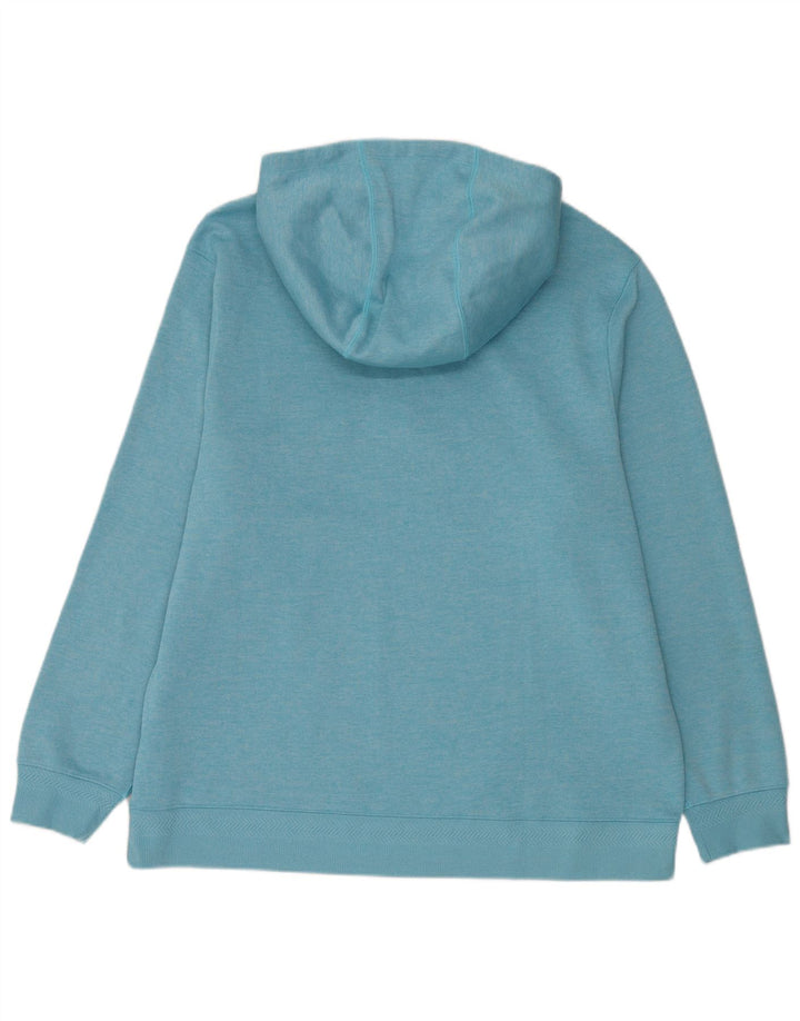 Nike Pull à capuche zippé pour homme XL Bleu Polyester