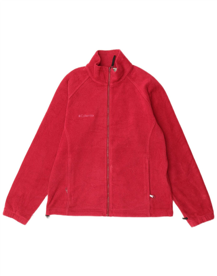 Columbia Veste Polaire Liner Femme UK 14 Rouge Moyen Polyester