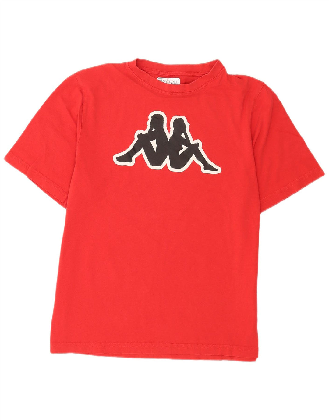 Kappa T-shirt à manches courtes pour homme en coton rouge moyen