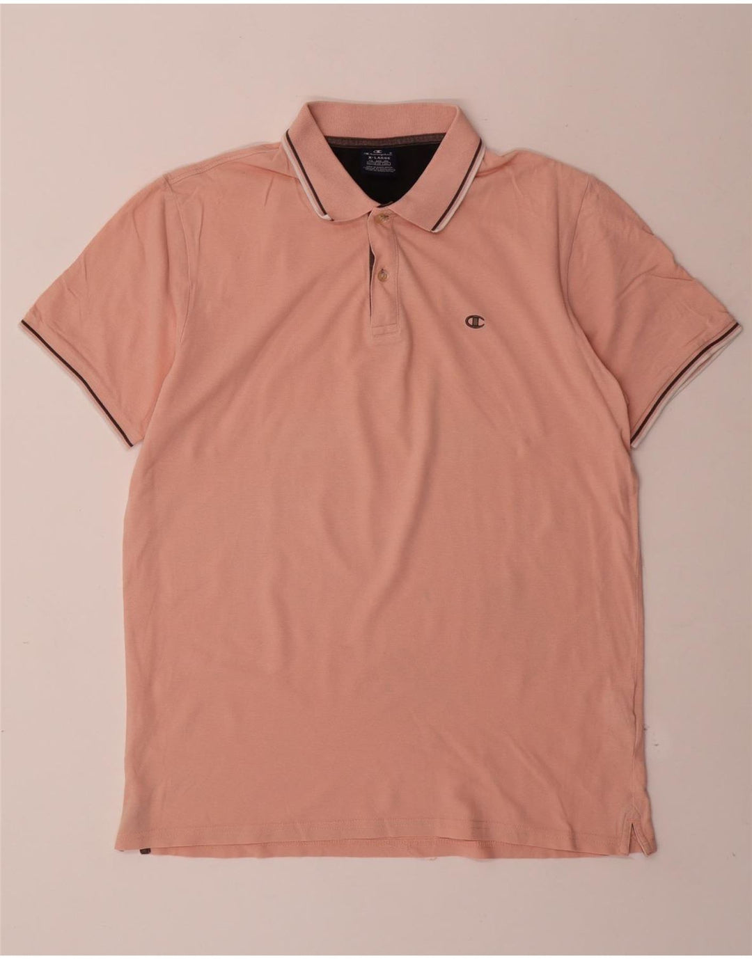 CHAMPION Polo Homme XL Rose Coton