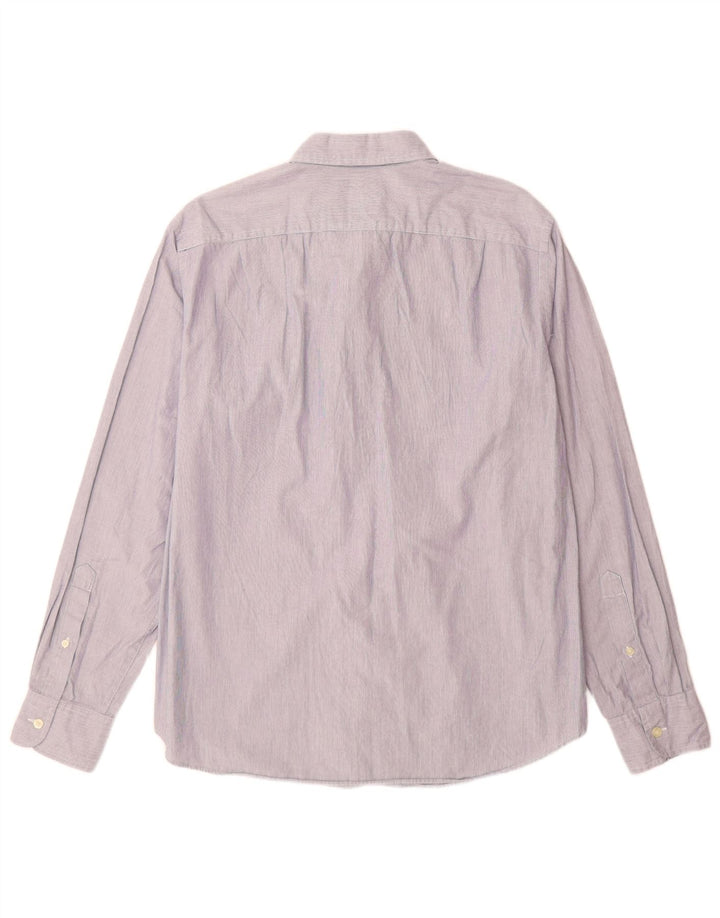 J. Crew Chemise ajustée pour homme en coton à fines rayures bleu moyen