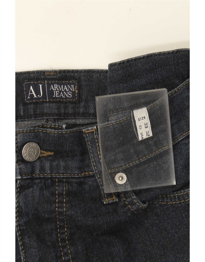 Armani Jeans Jean droit femme W33 L34 bleu marine