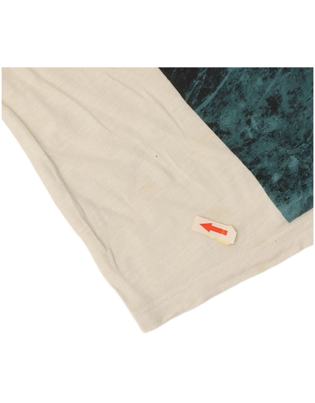 CALVIN KLEIN JEANS T-shirt graphique surdimensionné pour femme UK 6 XS Blanc