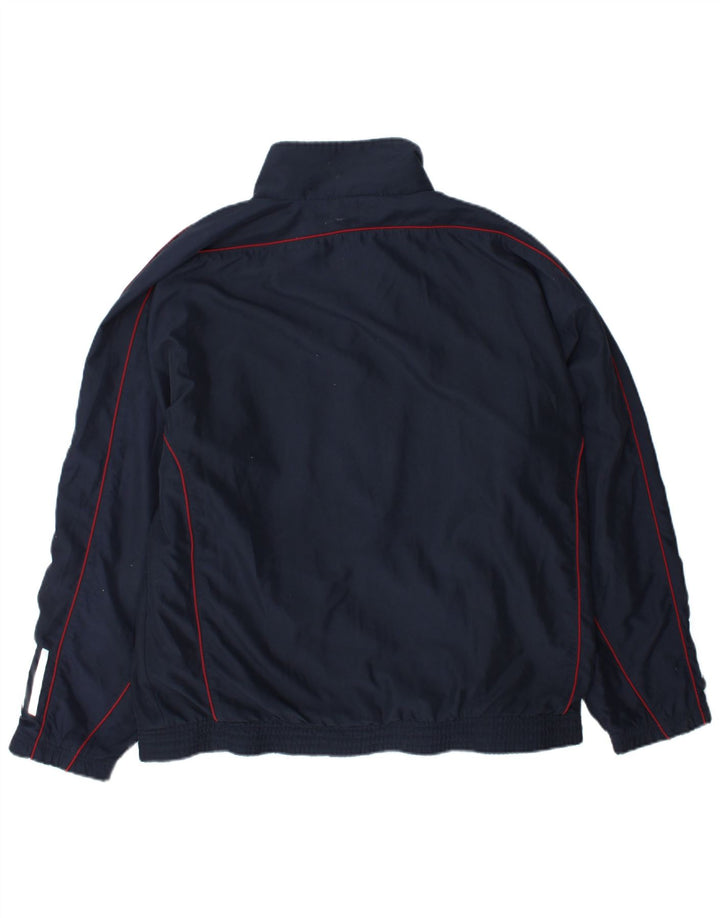 Adidas Veste de survêtement pour homme UK 42/44 Large Bleu marine Polyester