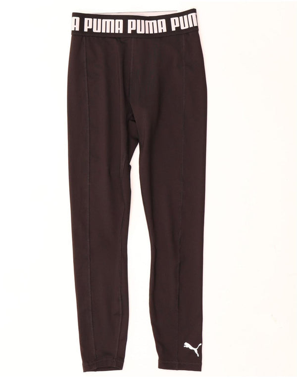 PUMA Legging graphique pour femme UK 4 XS Noir Polyester