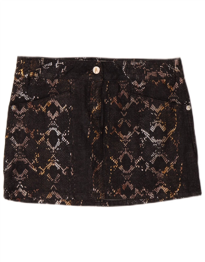 Guess By Marciano Jupe en jean pour femme IT 42 Medium W30 Coton noir