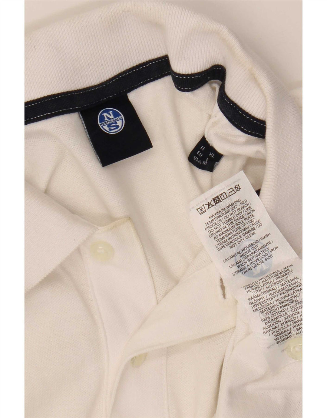 North Sails Polo Homme Grand Blanc Coton