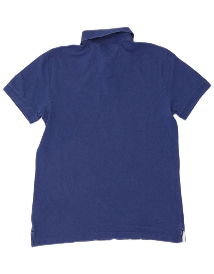 Tommy Hilfiger Polo Homme Bleu Moyen Coton