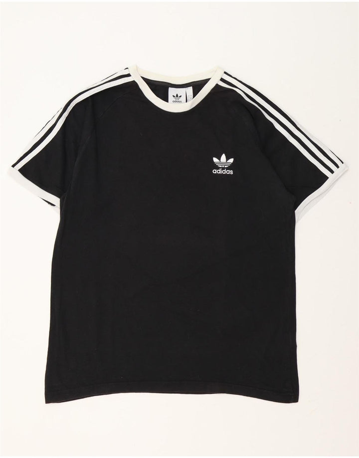 ADIDAS T-Shirt Homme Haut Large Noir Coton