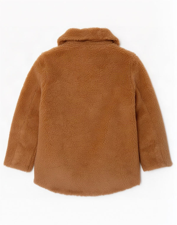 Marks & Spencer Manteau Teddy Bear pour femme UK 12 Polyester beige moyen