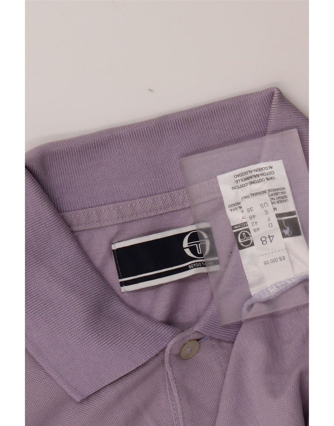 Sergio Tacchini Polo Homme IT 48 Coton Violet Moyen