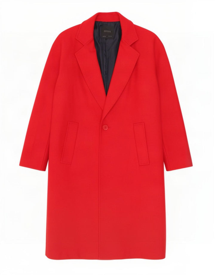 Zara Manteau Femme UK 16 Large Rouge