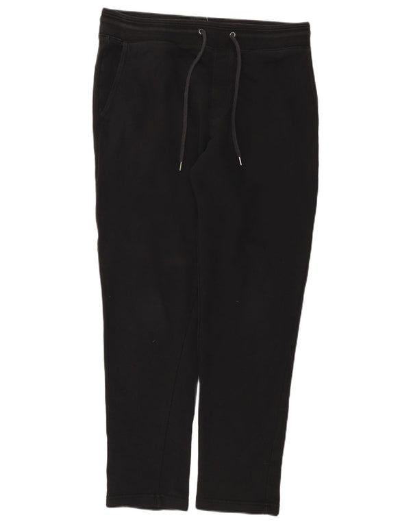 Marks & Spencer Pantalon de Survêtement Homme Noir Moyen Coton