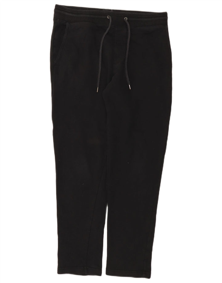Marks & Spencer Pantalon de Survêtement Homme Noir Moyen Coton
