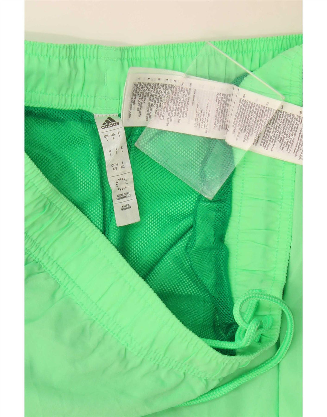 Adidas Short de bain homme grand vert polyester