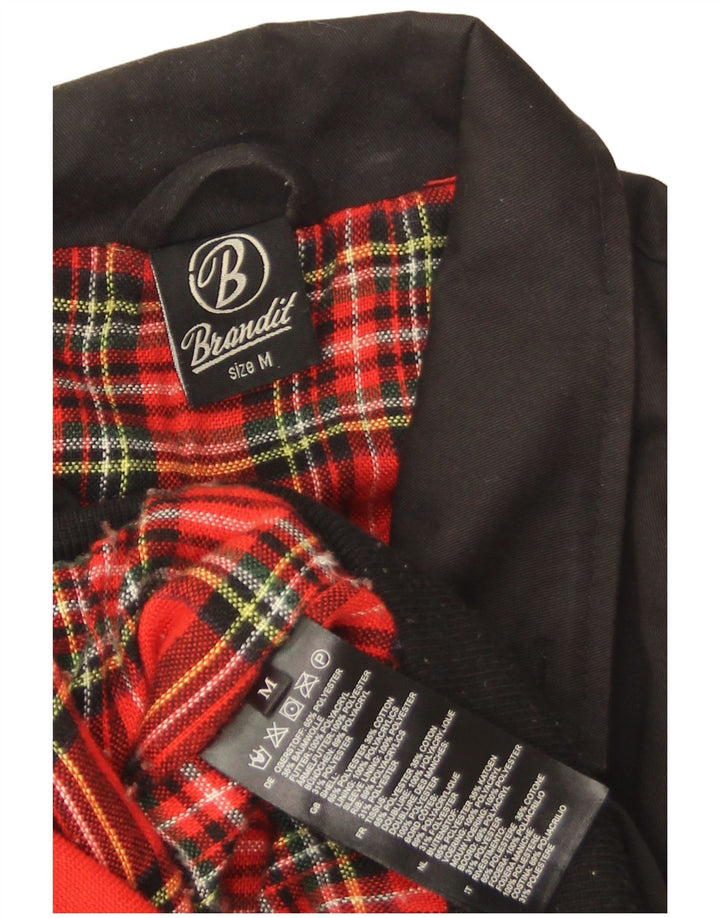 Brandit Veste Bomber Homme UK 38 Moyen Noir Polyester