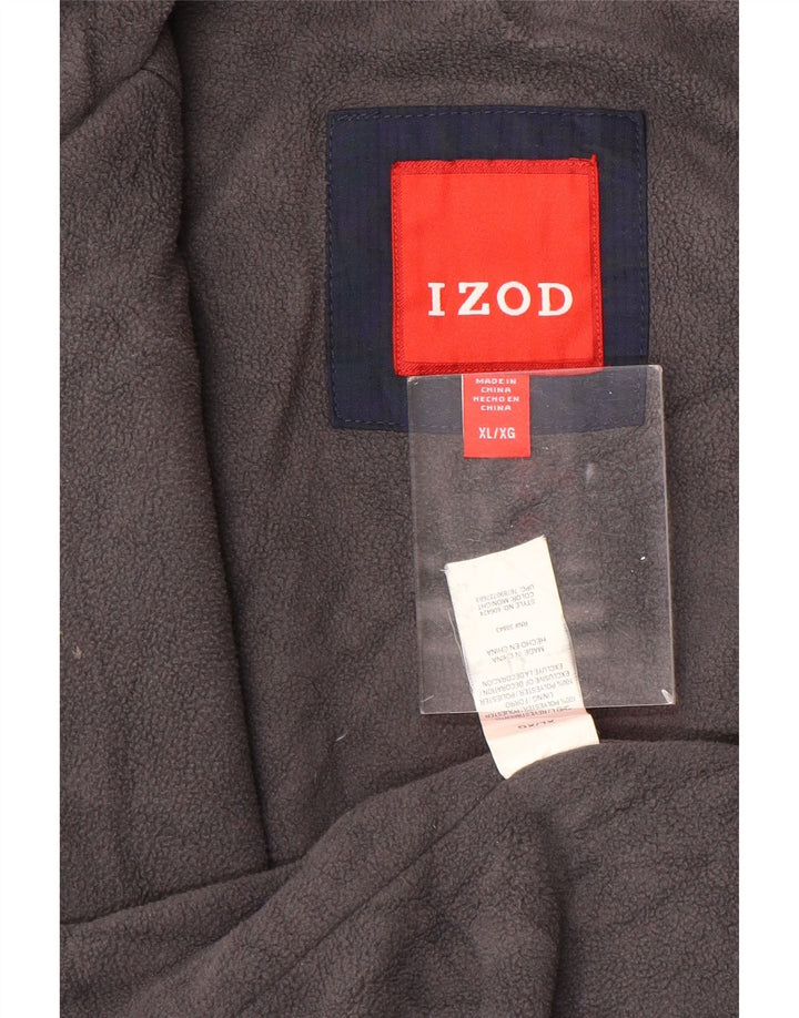 IZOD Gilet Utilitaire Homme UK 42 XL Bleu Marine Polyester