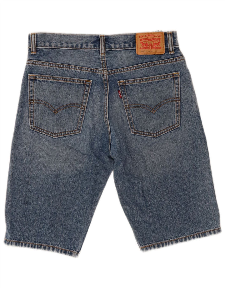 Levi's Short en Jean 505 Garçon 15-16 ans W28 Bleu Coton