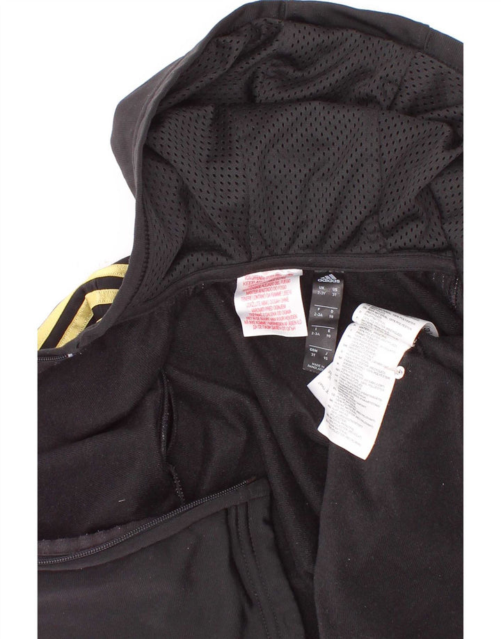 Adidas Pull à capuche zippé pour garçon 2-3 ans Noir Polyester