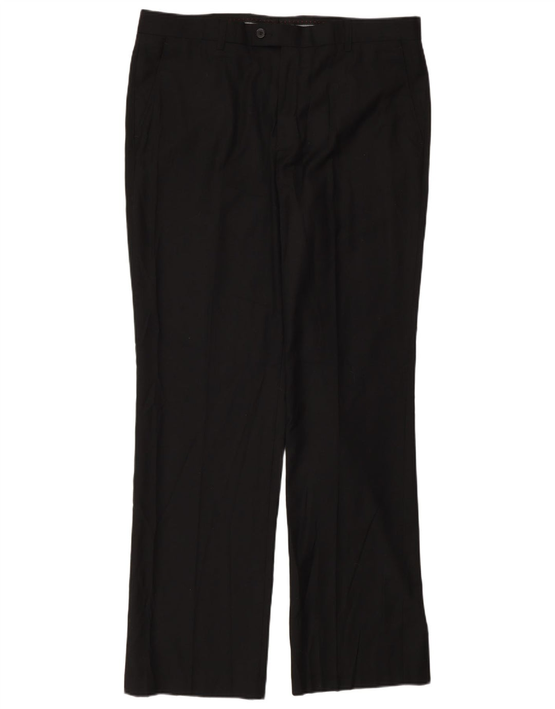 Pierre Cardin Pantalon de Costume Droit Homme W36 L32 Noir Polyester