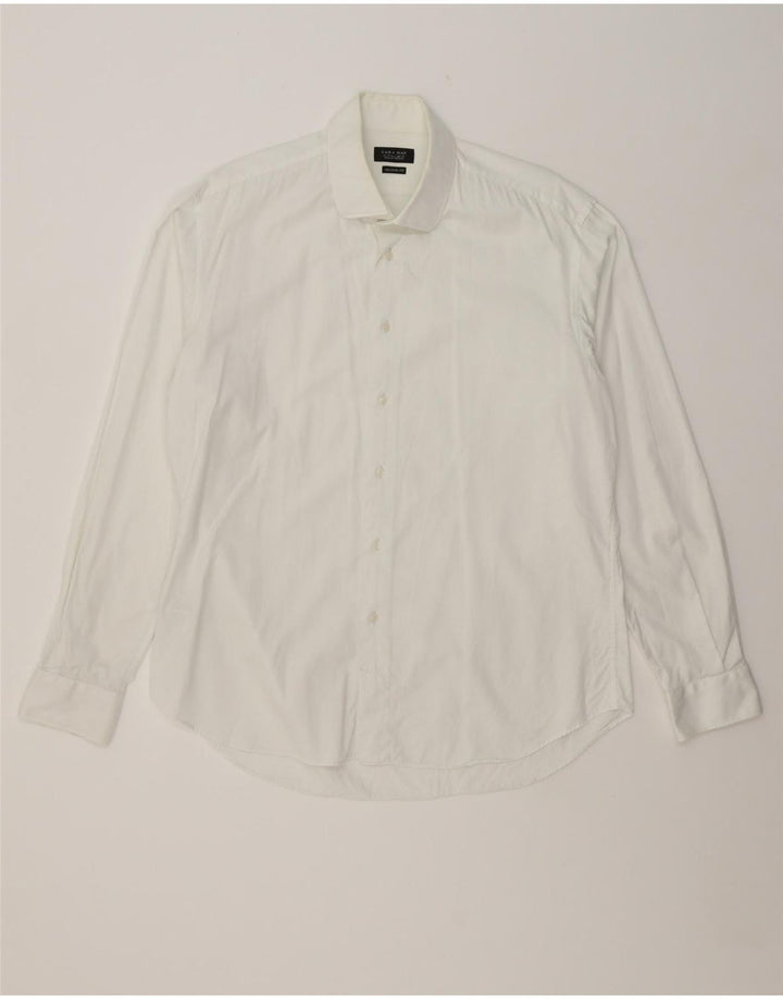 ZARA Mens Tailored Fit Shirt Size 17 XL White Cotton Vintage Zara and Second-Hand Zara from Messina Hembry 