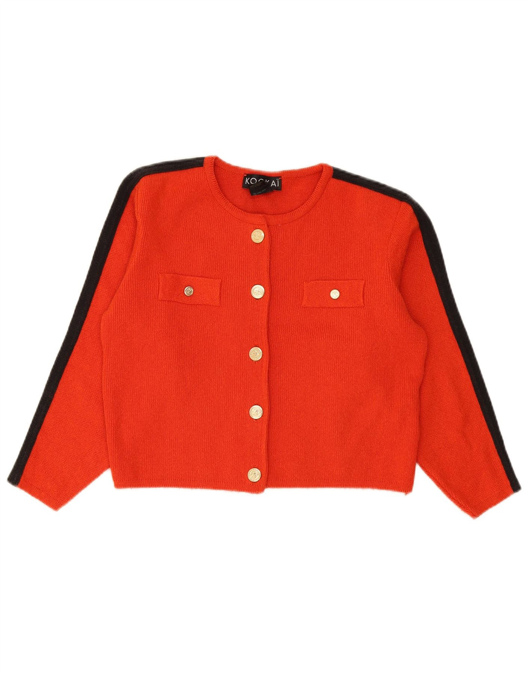 Kookai Bolero Jumper pour femme UK 14 Medium Rouge Colourblock