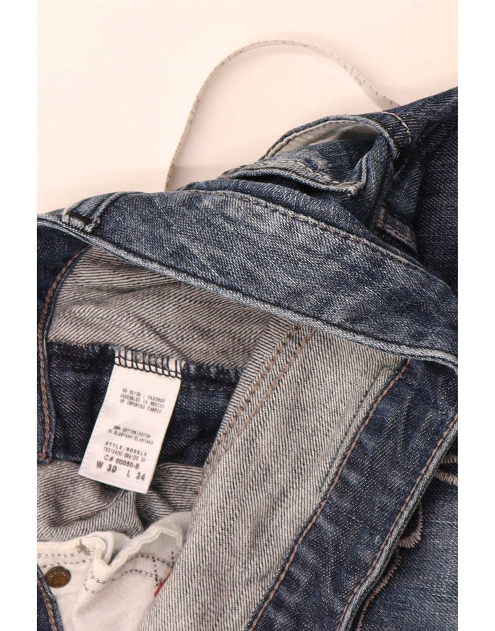Guess Jean Slim Femme W30 L30 Bleu Coton