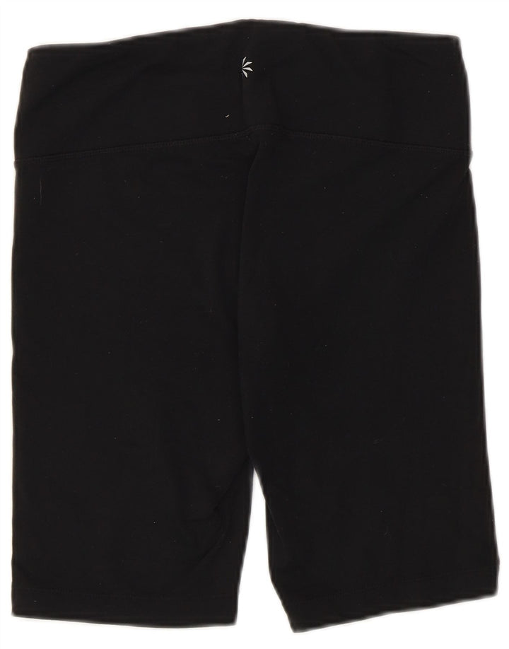 ATHLETA Short de sport pour femme UK 8 Petit Noir Polyester