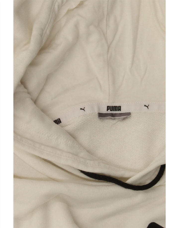 Puma Sweat à Capuche Graphic Homme Blanc Moyen