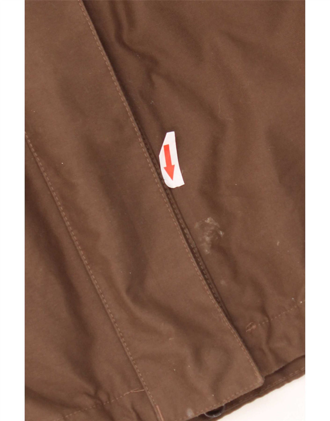 Jack Wolfskin Veste Parka À Capuche Femme UK 16 Large Marron Polyester