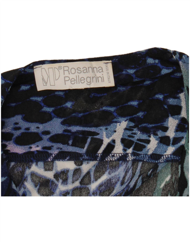 ROSANNA PELLEGRINI Chemisier Femme UK 14 Moyen Multicolore