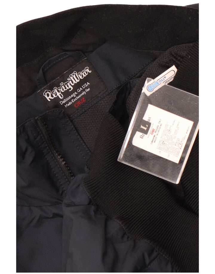 Refrigiwear Veste Bomber Homme UK 40 Large Bleu Marine Polyamide