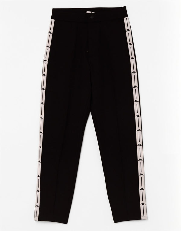Kappa Pantalon De Survêtement Graphique Femme Small Noir Colourblock Sports