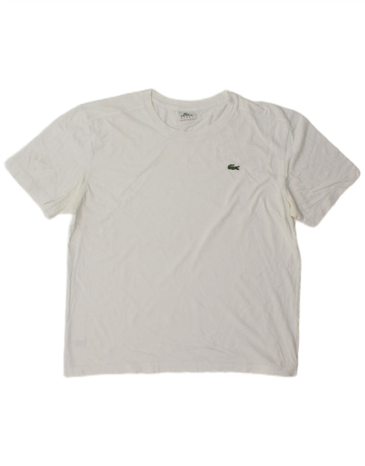 Lacoste T-Shirt Homme Top Taille 5 Grand Coton Blanc