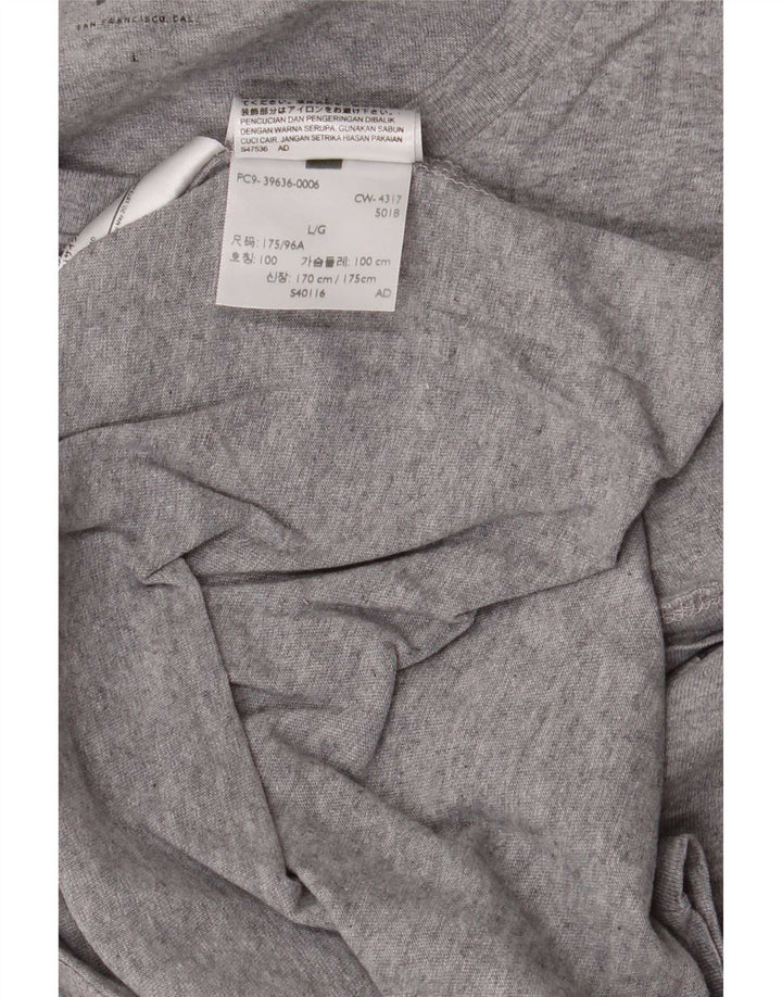 Levi's T-Shirt Graphique Homme Gris Rayé Coton Large