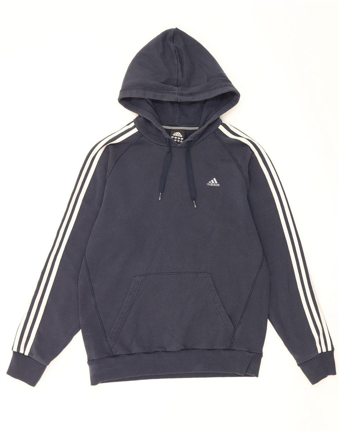 ADIDAS Pull à capuche pour homme en coton bleu marine moyen
