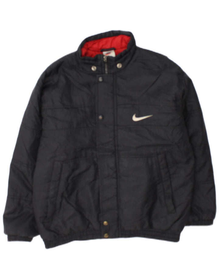 Nike Veste matelassée graphique pour garçon 12-13 ans Large Noir Nylon