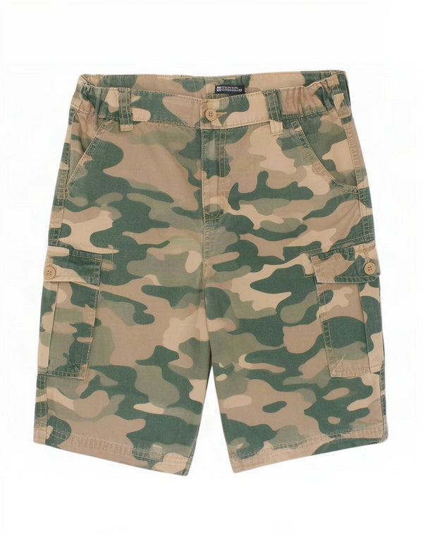 Mountain Warehouse Short Cargo Garçon 12-13 Ans W30 Vert Camouflage
