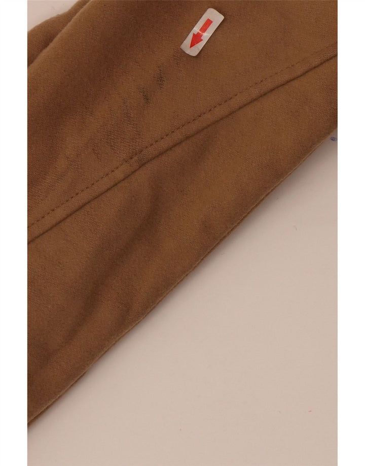 Zara Veste bomber à capuche pour femme UK 10 Small Marron
