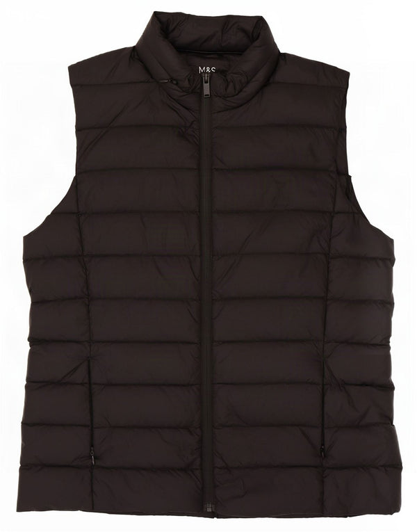 Marks & Spencer Gilet rembourré pour femme UK 44 Medium Noir Polyamide