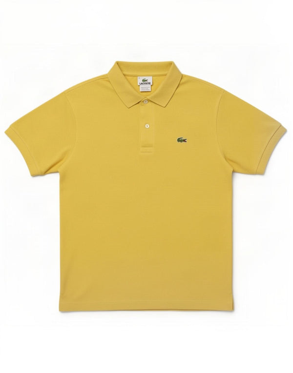 Lacoste Polo Homme Taille 4 Coton Jaune Moyen
