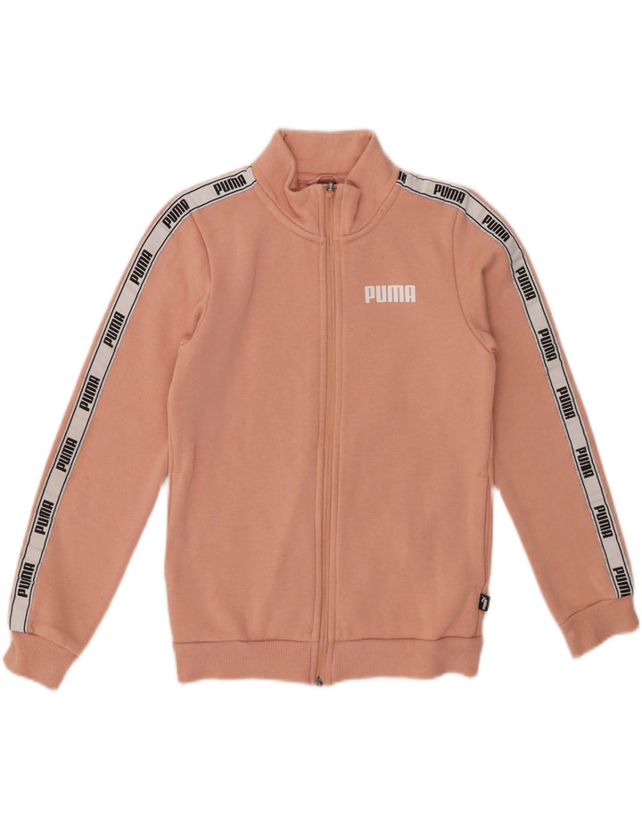 PUMA Veste de survêtement graphique pour fille 11-12 ans Rose Coton
