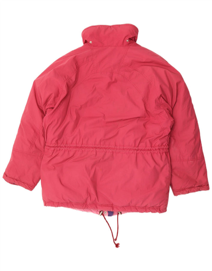 Diadora Manteau rembourré surdimensionné pour femme UK 14 Polyester rose moyen