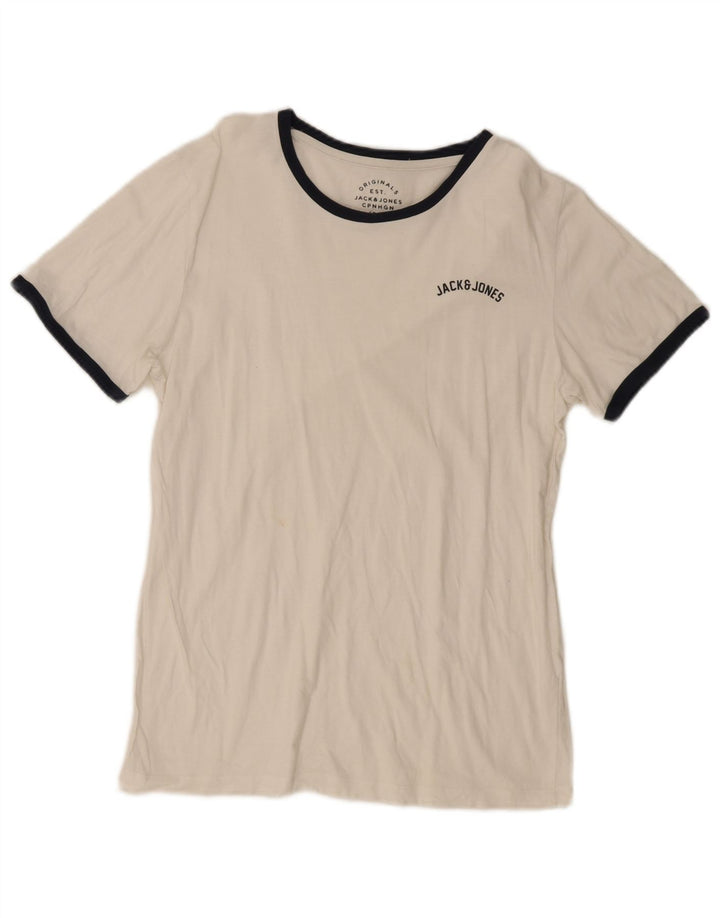 Jack & Jones T-Shirt Homme Blanc Petit