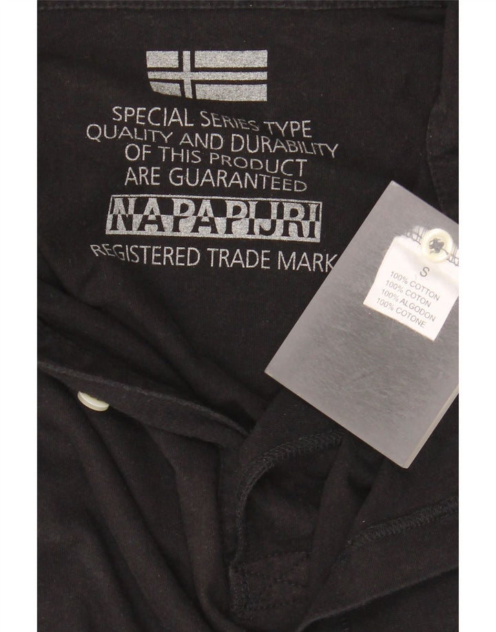 NAPAPIJRI Polo Homme Petit Noir Coton