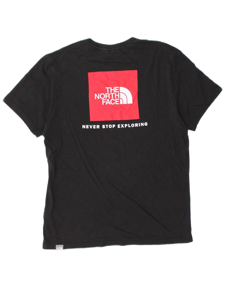 The North Face T-shirt graphique pour homme en coton noir moyen